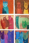 Katter - måleri